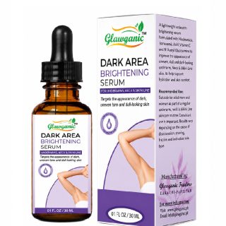 Dark Area Brightening Serum , Glowganic Dark Underarms Corrector for Even-Toned, Smooth & Hydrated Underarms
